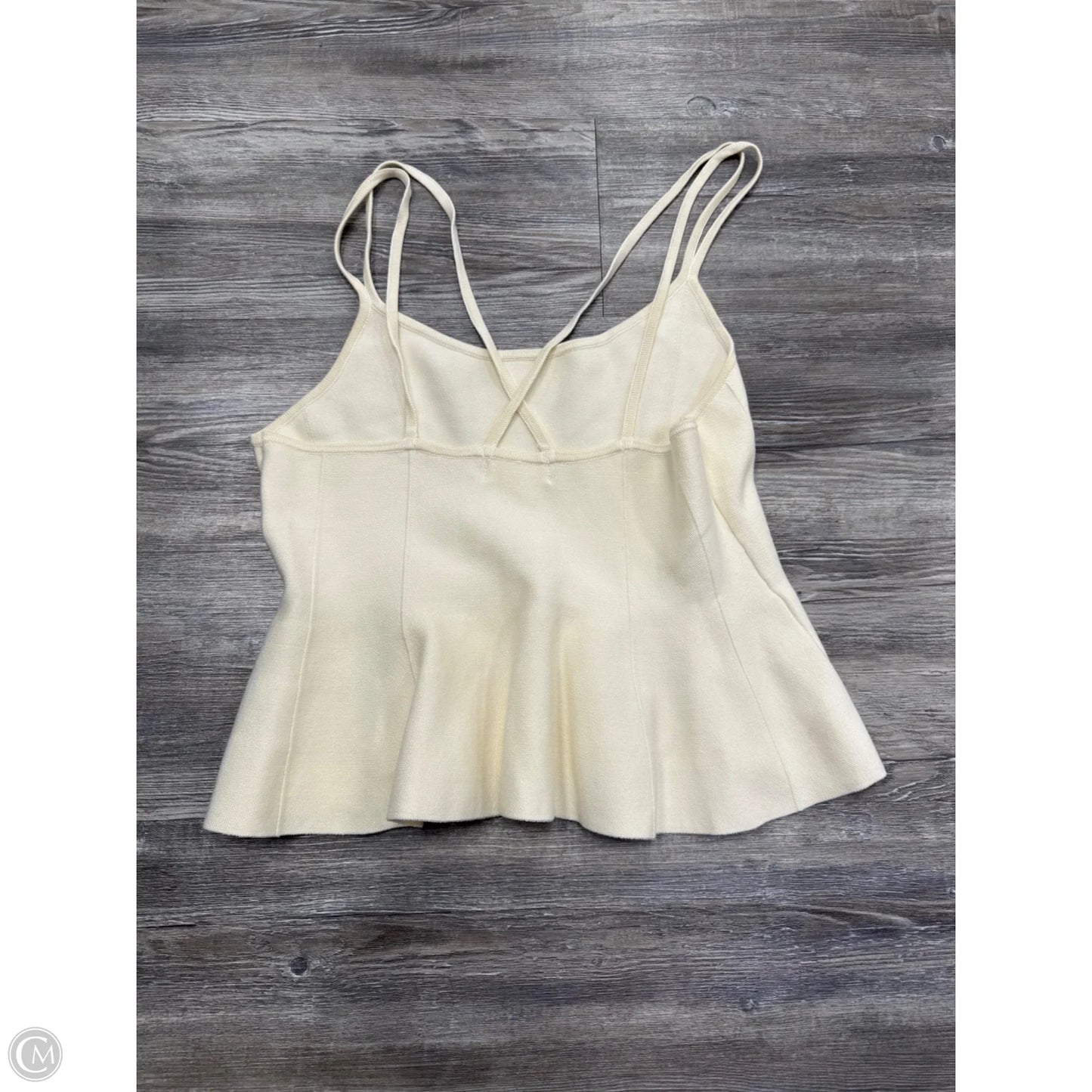 Top Sleeveless By Maeve In Cream, Size: M