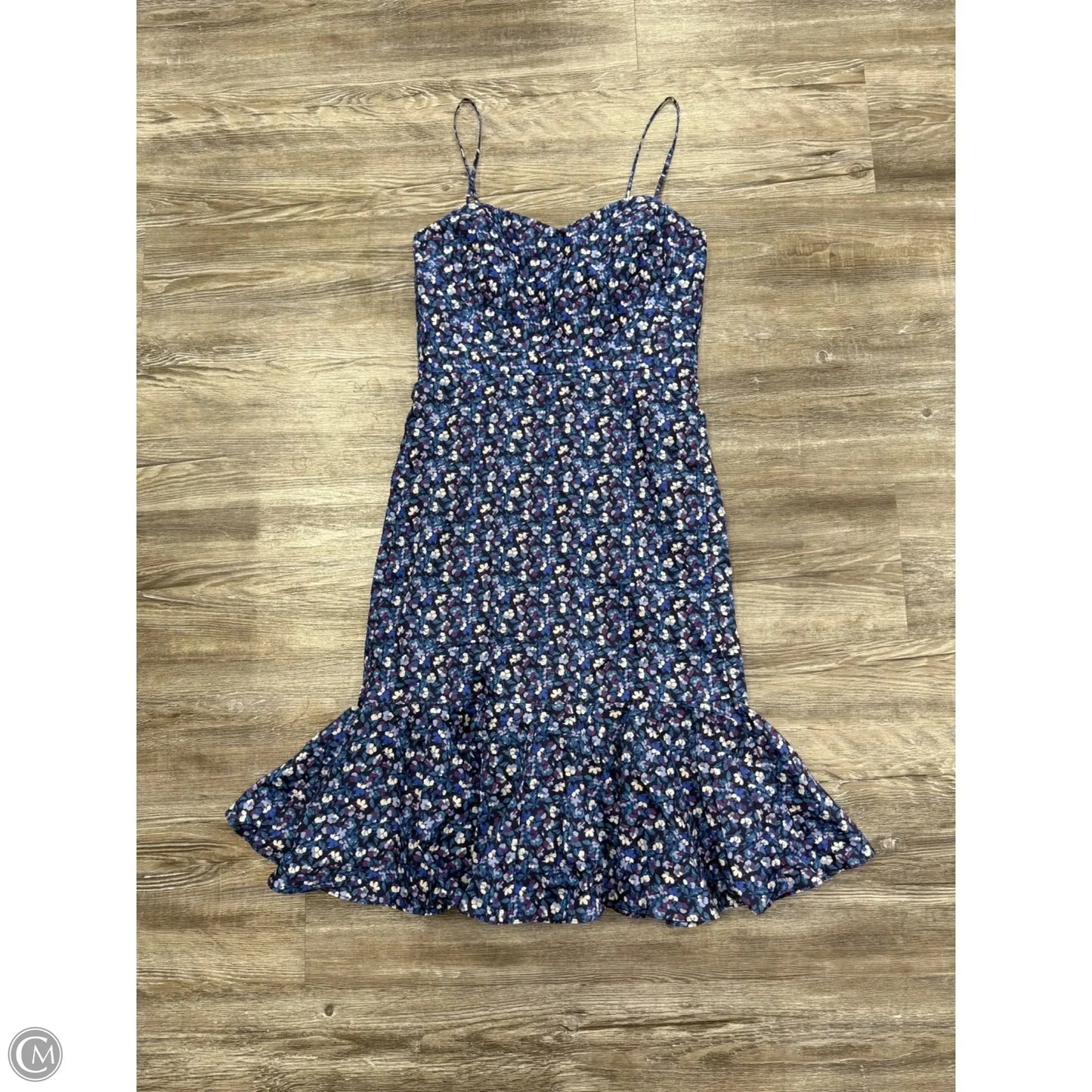 Dress Casual Short By J. Crew In Blue & Purple, Size: 0p
