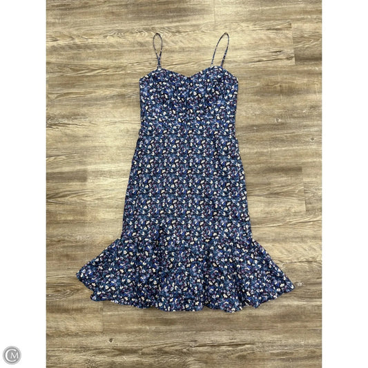 Dress Casual Short By J. Crew In Blue & Purple, Size: 0p