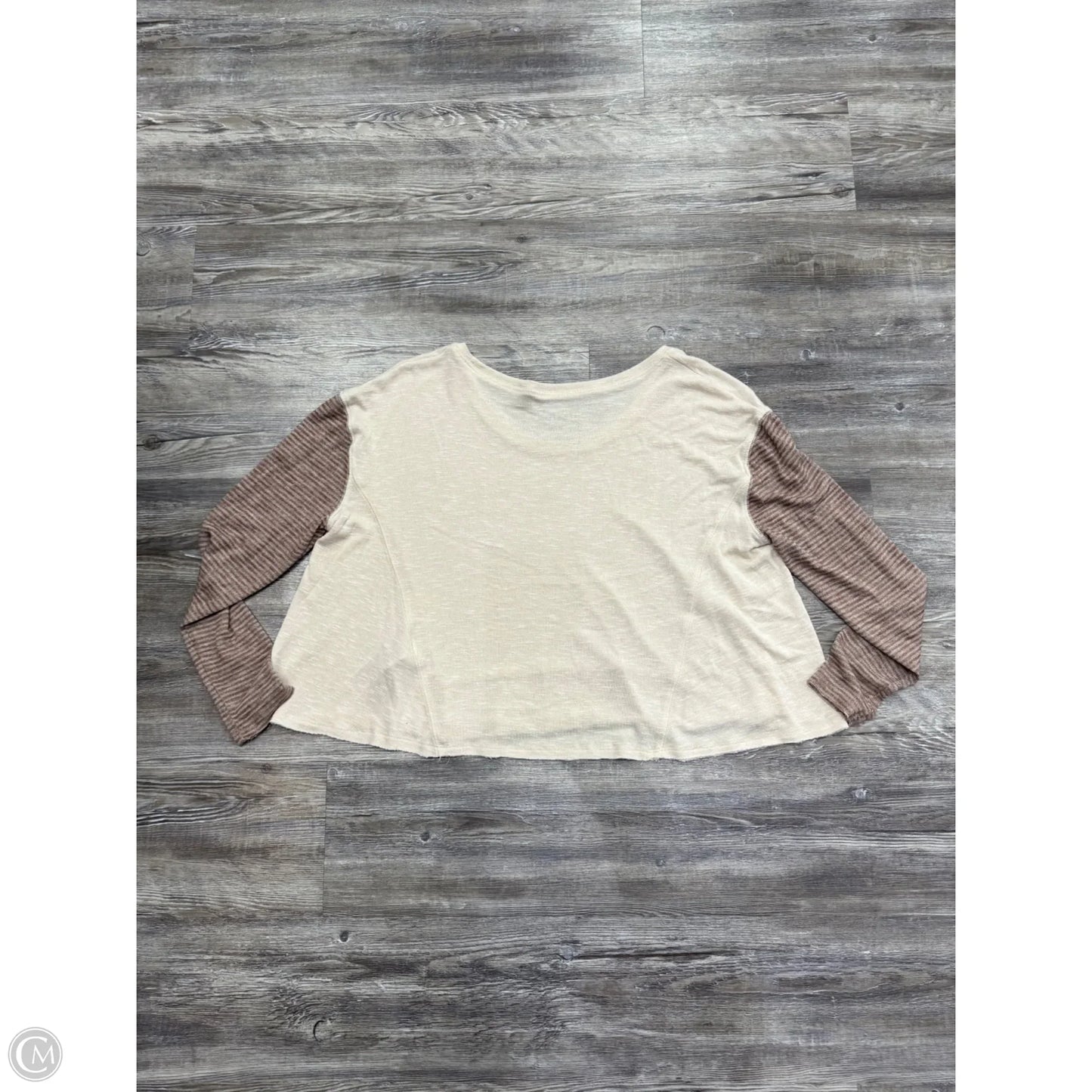 Top Long Sleeve By We The Free In Tan, Size: M