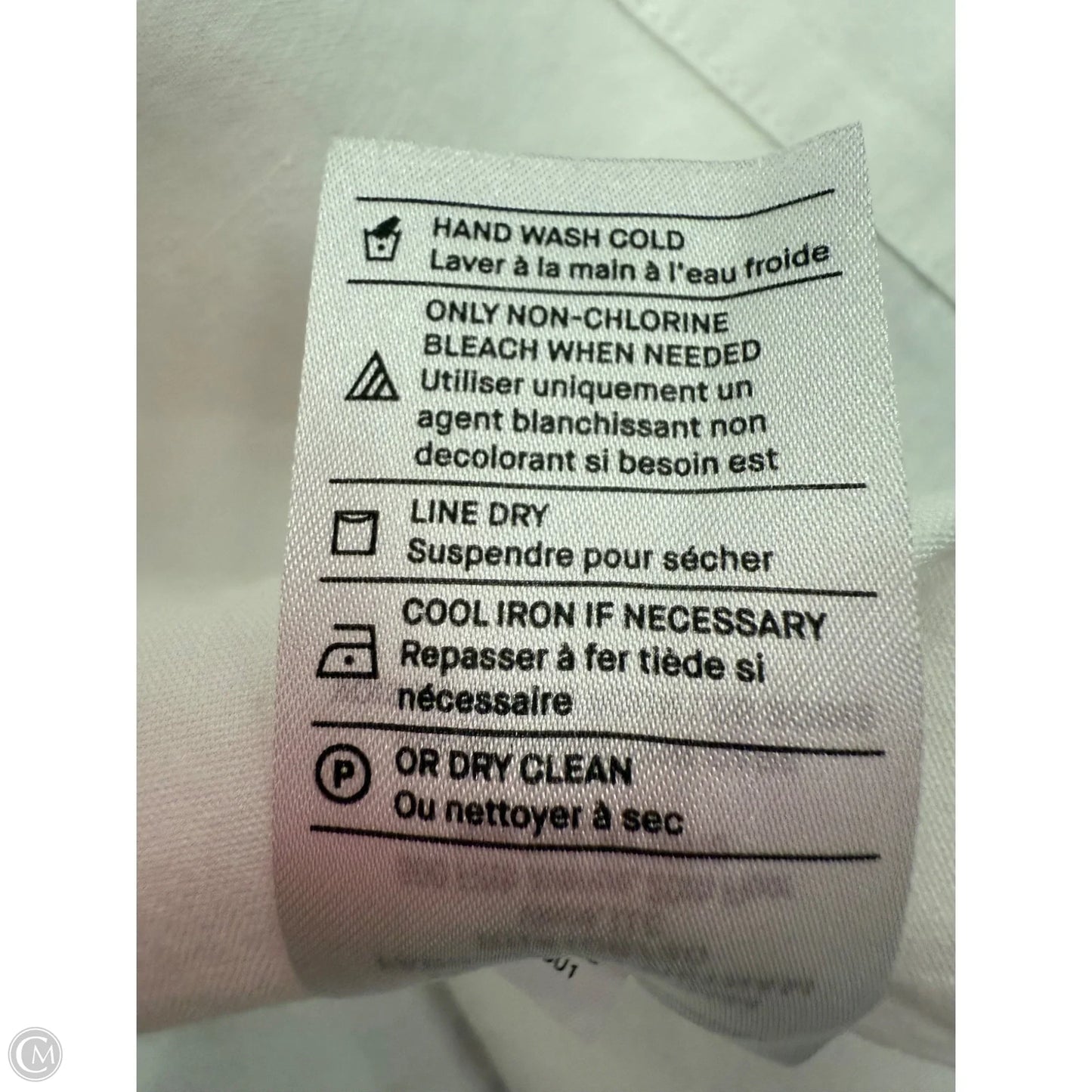 Top Short Sleeve By Vince In White, Size: S