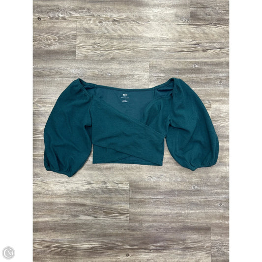 Top 3/4 Sleeve By Maeve In Aqua, Size: M