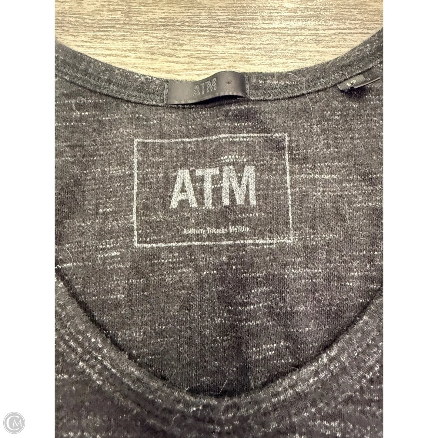 Dress Casual Short By Atm In Grey, Size: S