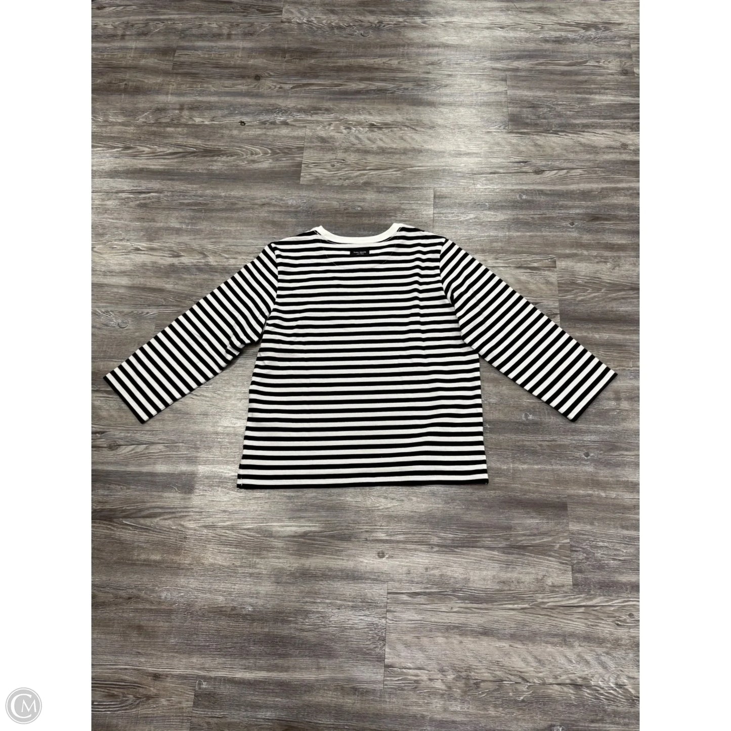 Top Long Sleeve Designer By Kate Spade In Striped Pattern, Size: Xs
