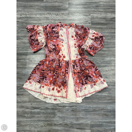 Dress Casual Midi By Anthropologie In Pink, Size: M