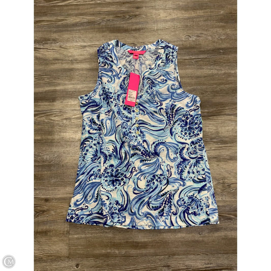 Top Sleeveless Designer By Lilly Pulitzer In Blue, Size: S