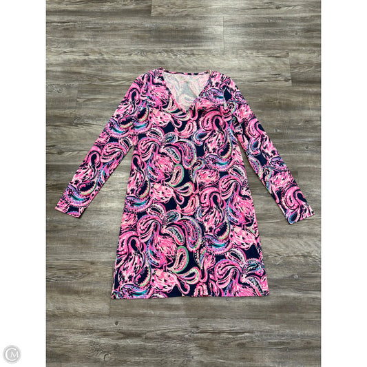 Dress Designer By Lilly Pulitzer In Blue & Pink, Size: S