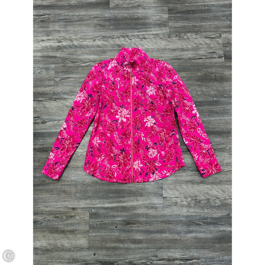 Jacket Designer By Lilly Pulitzer In Pink & Purple, Size: Xs