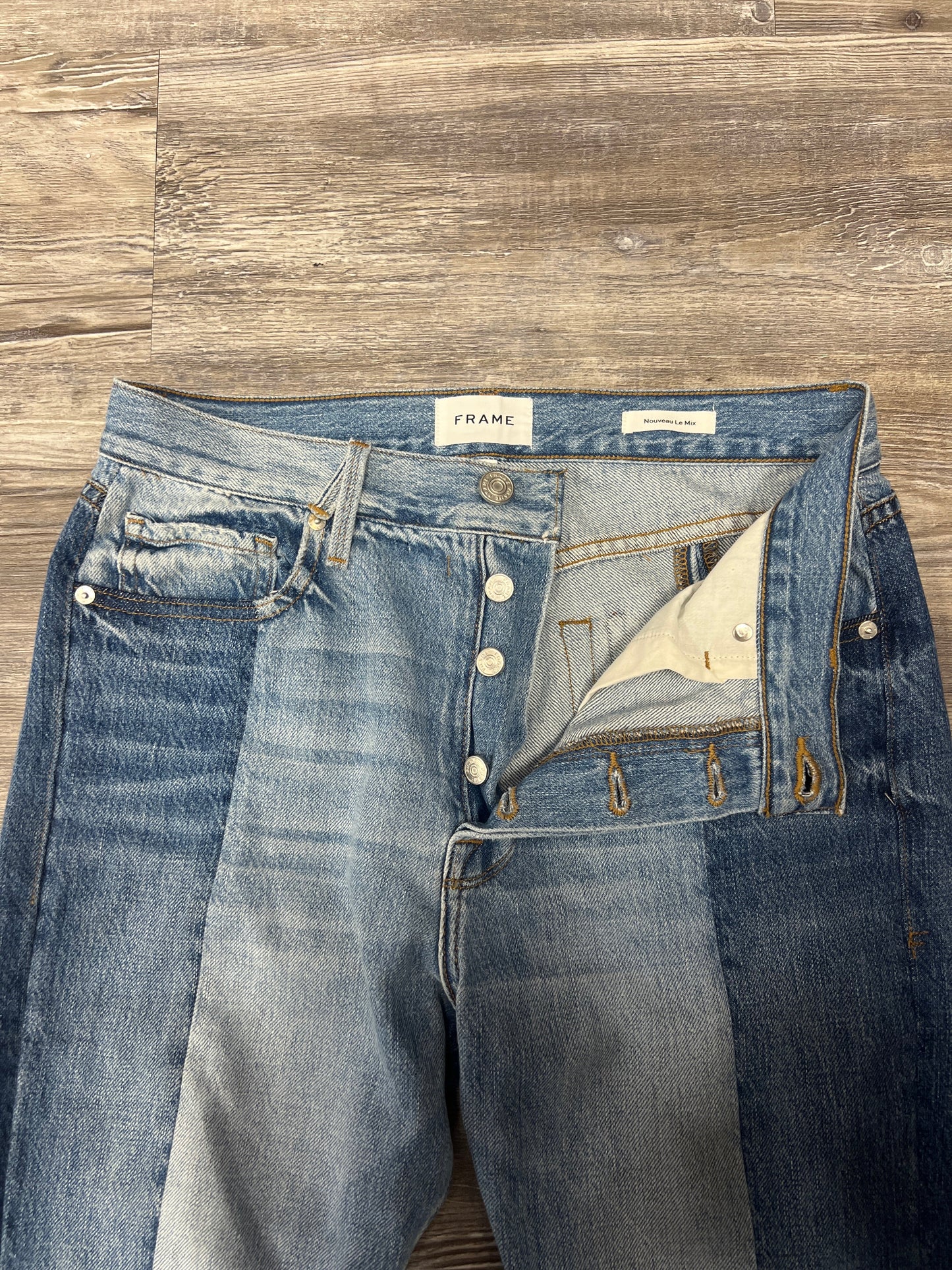 Blue Denim Jeans Designer Frame, Size 4