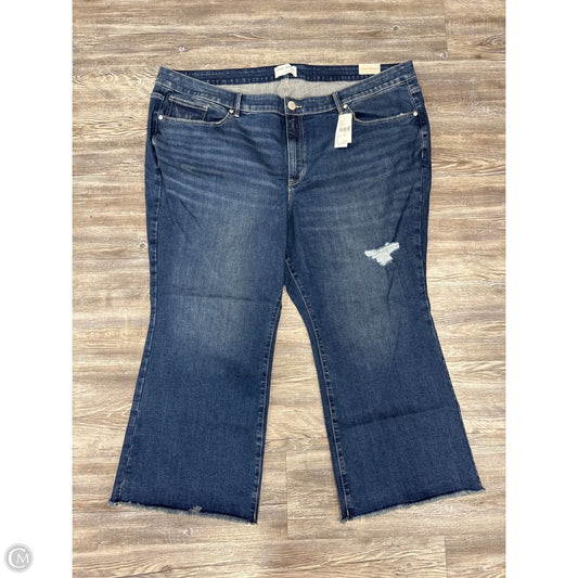 Jeans Flared By Lane Bryant In Blue Denim, Size: 28