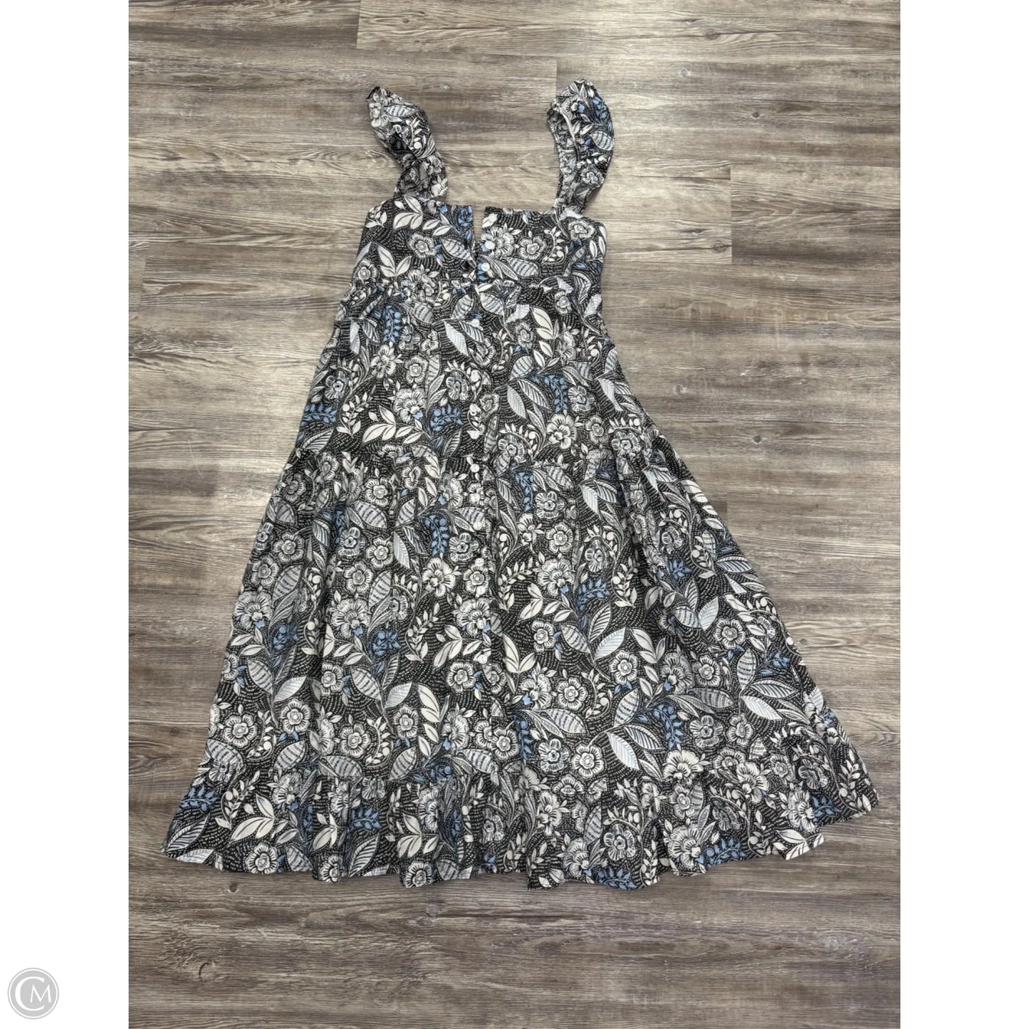 Dress Casual Maxi By Summersalt In Black & Blue, Size: S