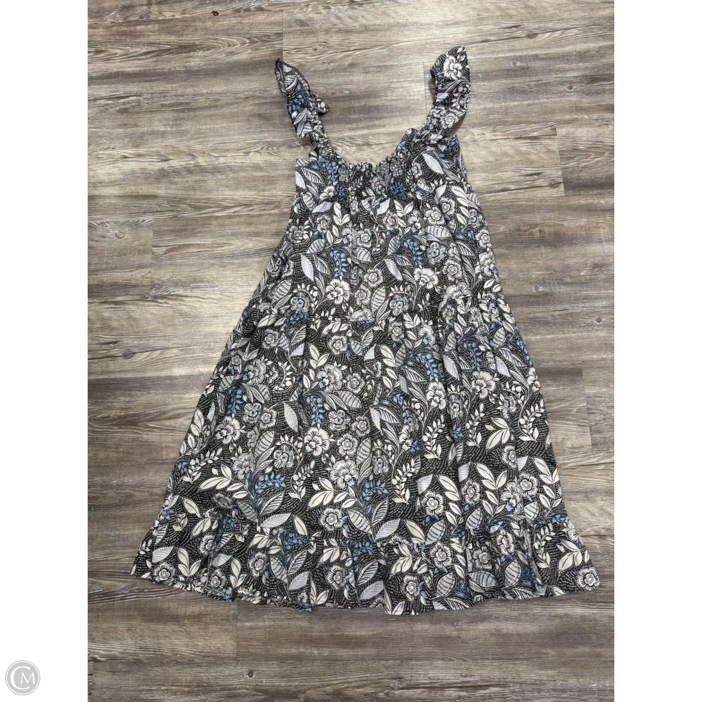 Dress Casual Maxi By Summersalt In Black & Blue, Size: S