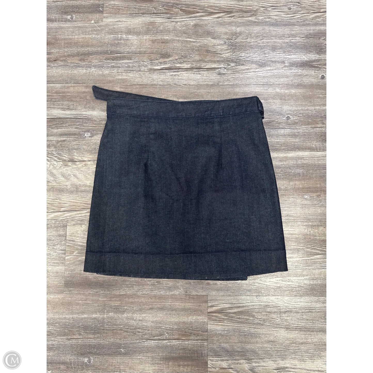 Skirt Designer By Ag Jeans In Blue Denim, Size: M