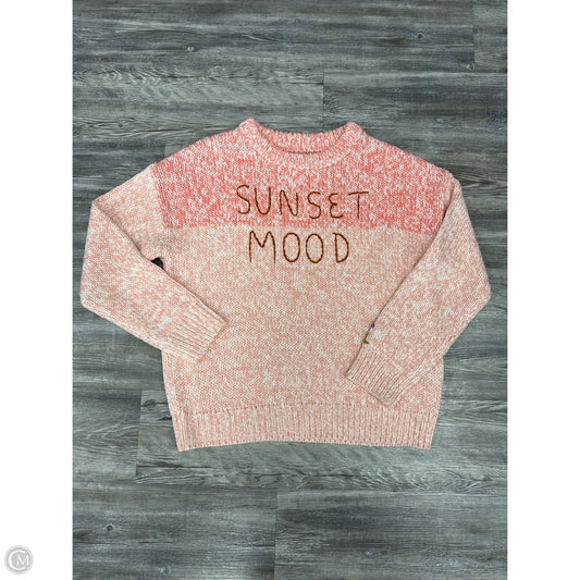 Sweater By Sundance In Pink, Size: L