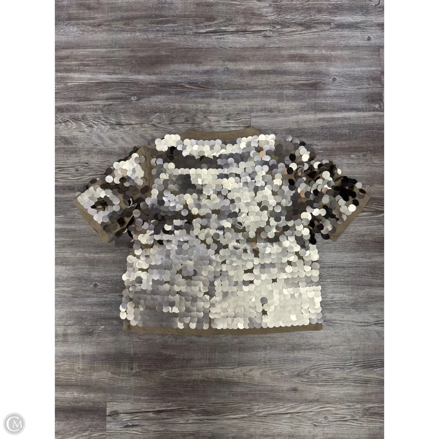 Top Short Sleeve By J. Crew In Bronze, Size: Xs
