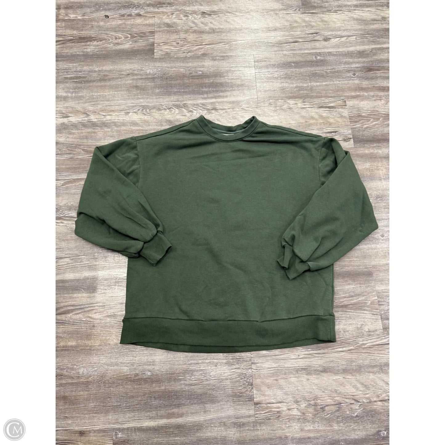 Sweatshirt Crewneck By Pilcro In Green, Size: Xs