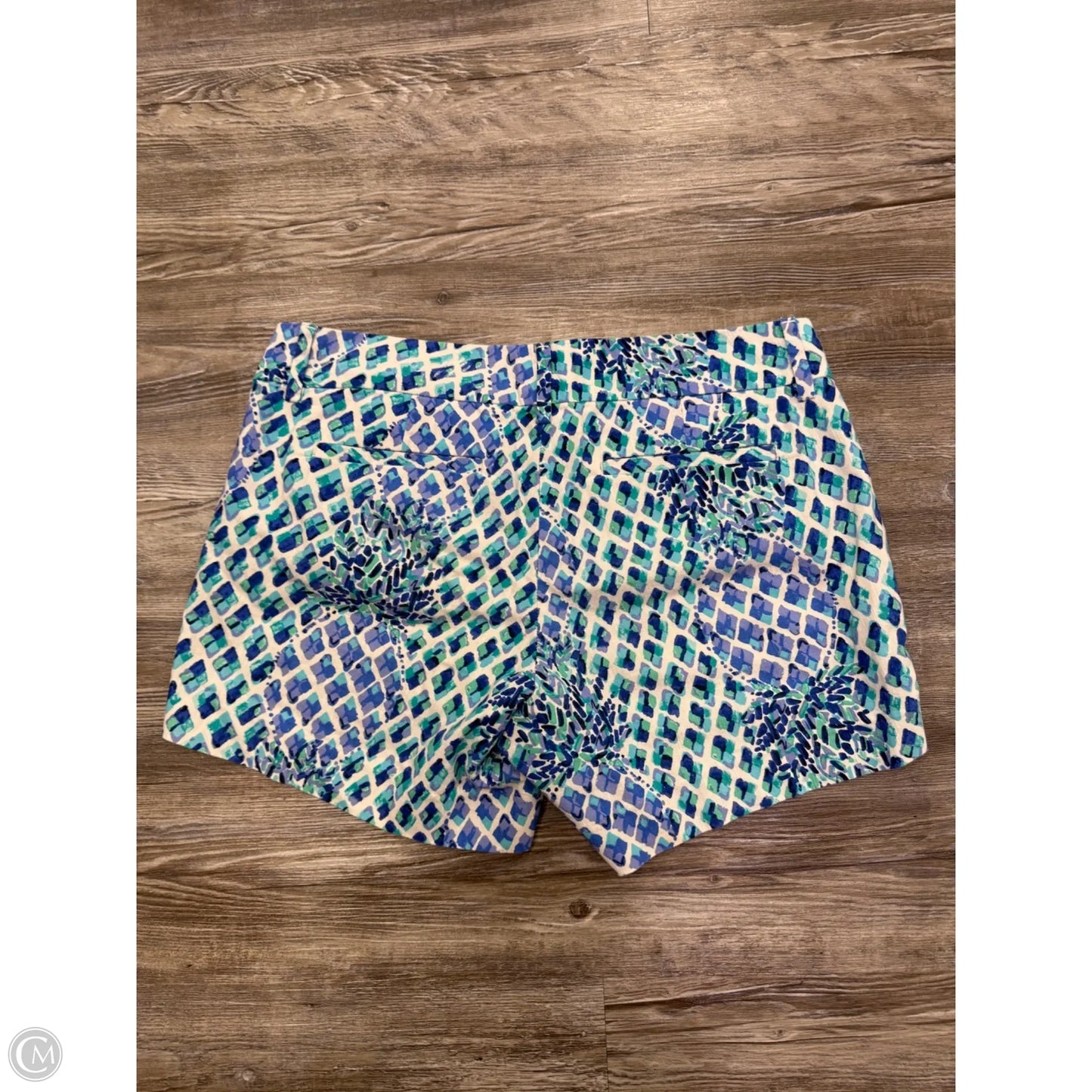Shorts By Lilly Pulitzer In Blue & Grey, Size: 6