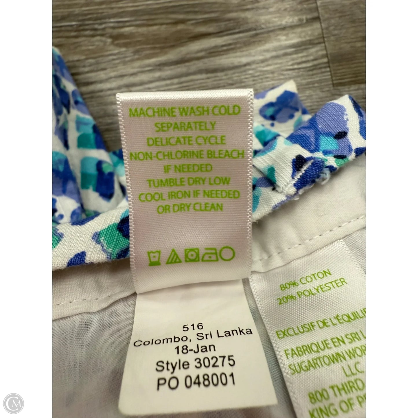 Shorts By Lilly Pulitzer In Blue & Grey, Size: 6