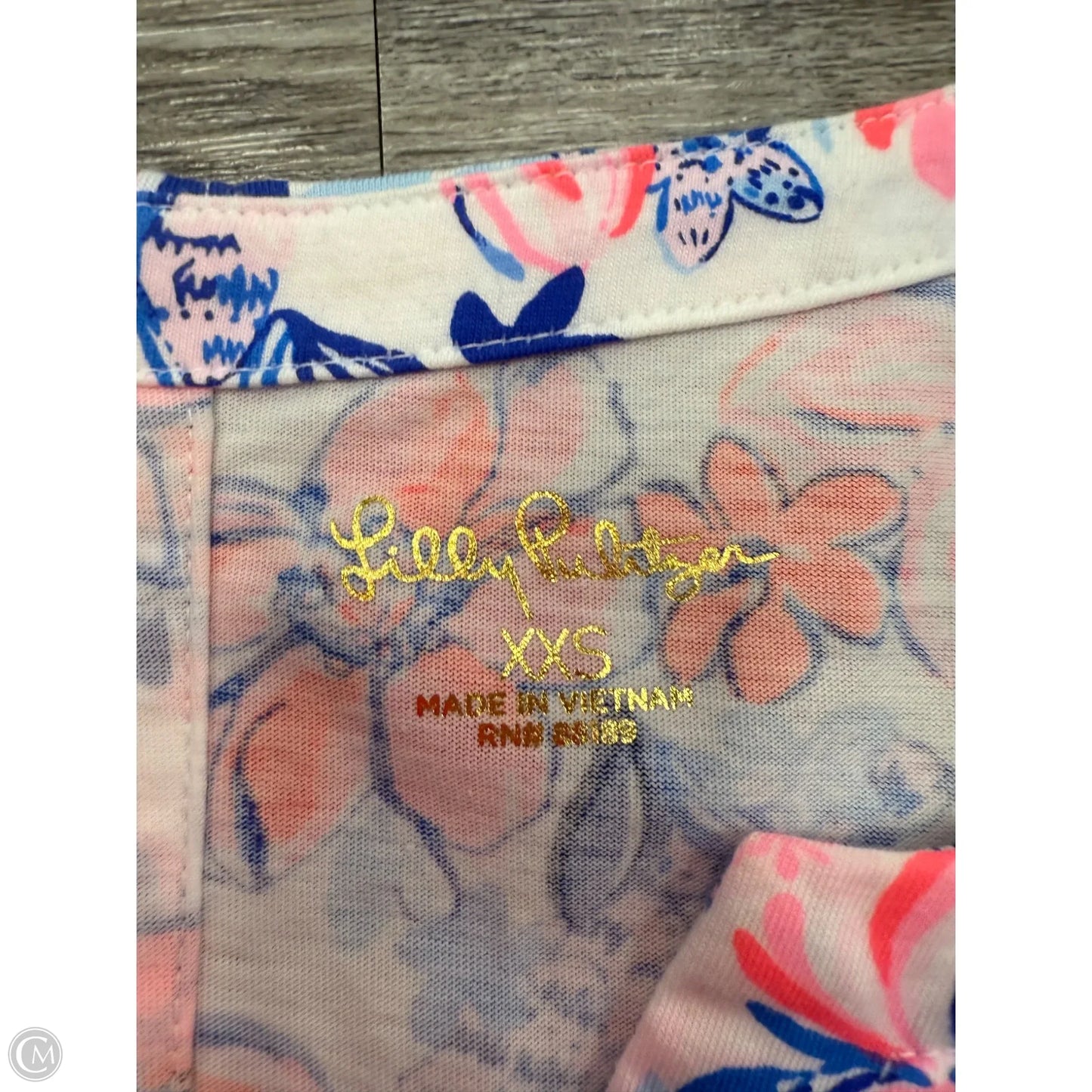 Dress Casual Short By Lilly Pulitzer In Blue & Pink, Size: Xxs