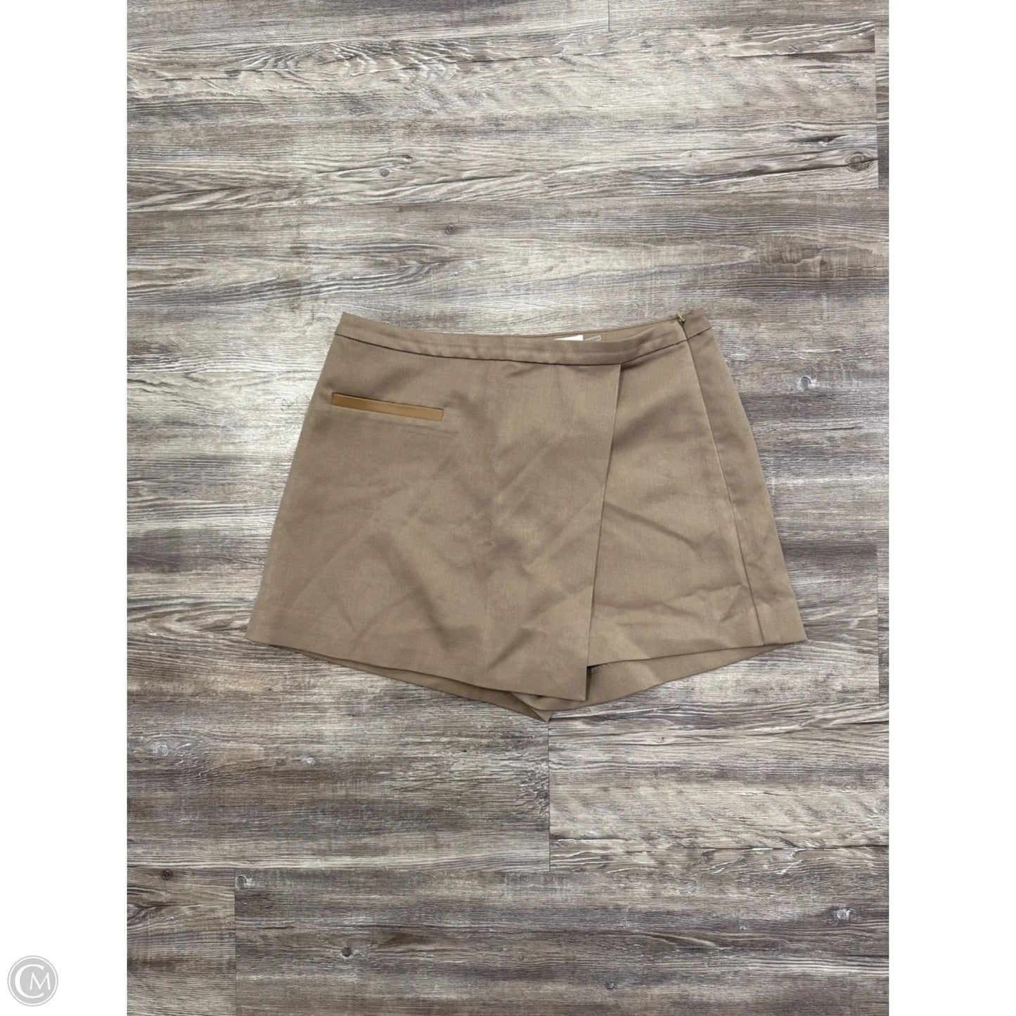 Skort By Grey Lab In Brown & Tan, Size: L