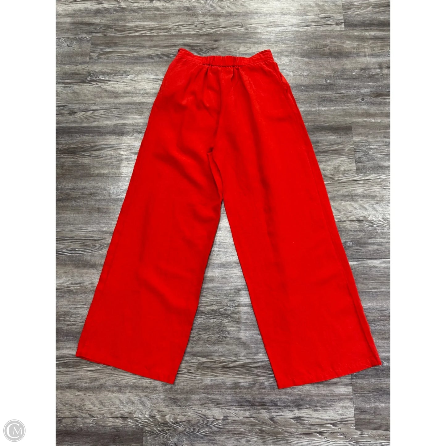 Pants Wide Leg By Lucy Paris In Red, Size: S