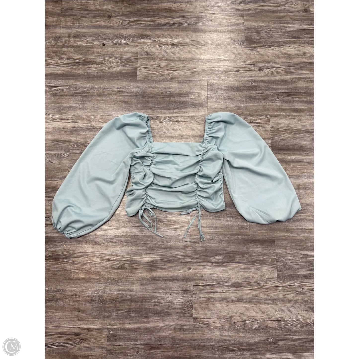 Top Long Sleeve By Arula In Blue, Size: 1x