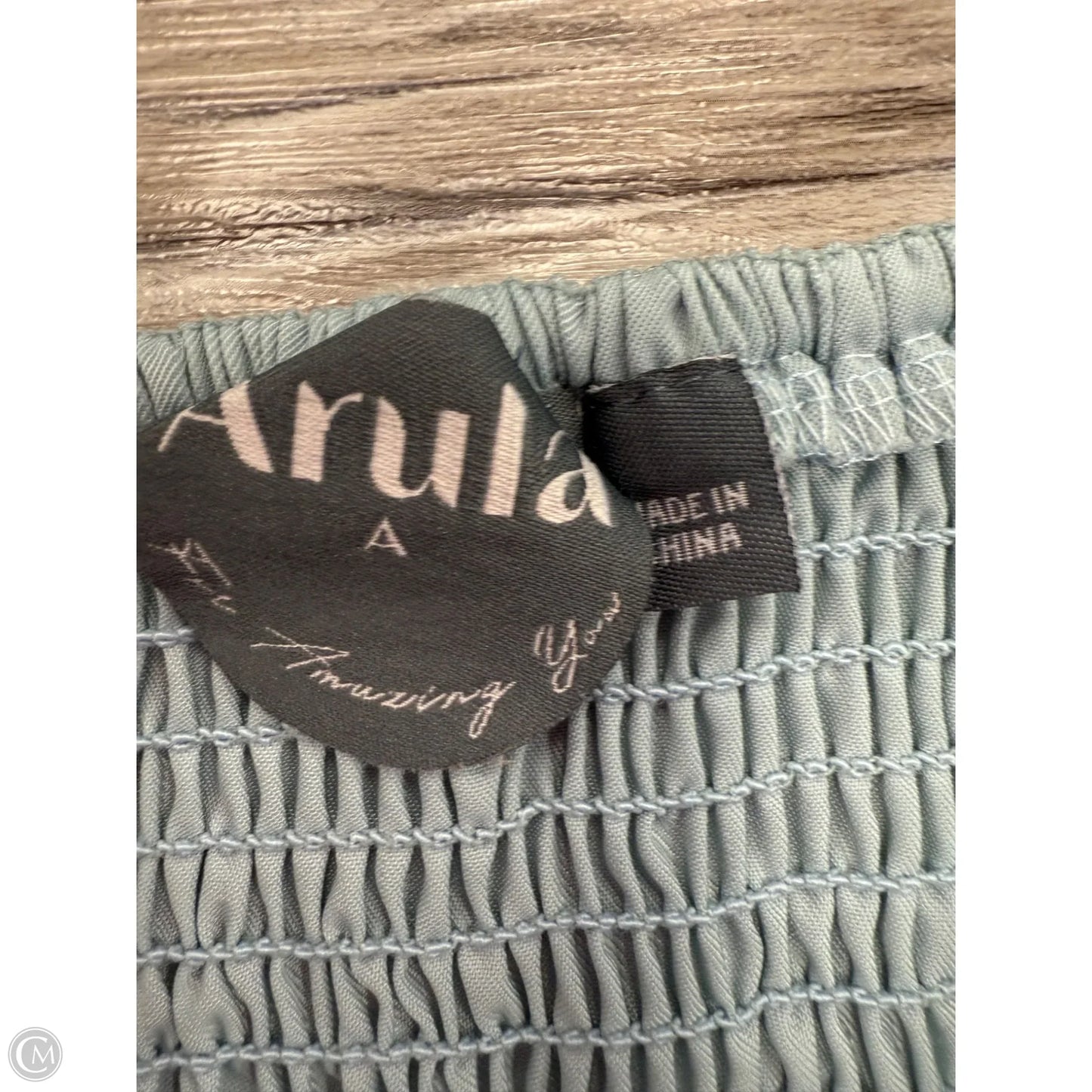 Top Long Sleeve By Arula In Blue, Size: 1x