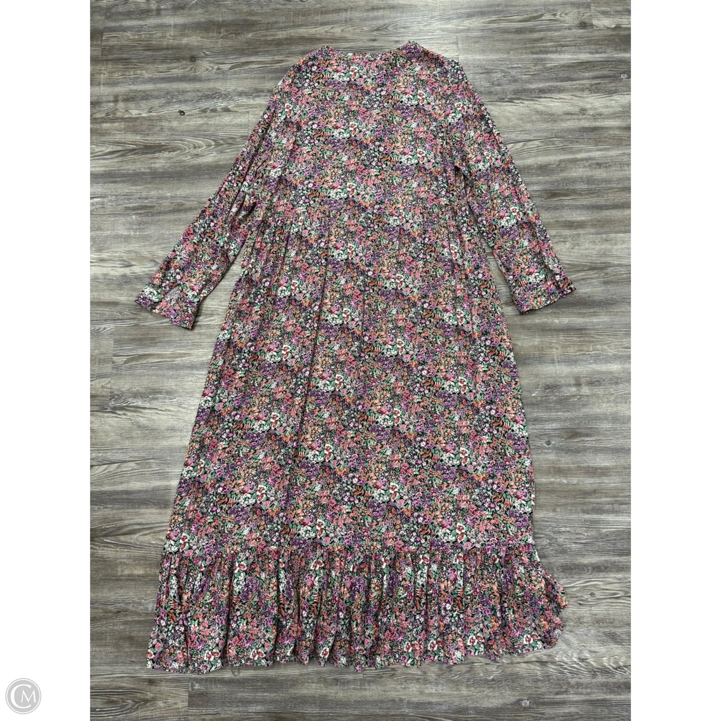 Dress Casual Maxi By Anthropologie In Floral Print, Size: L