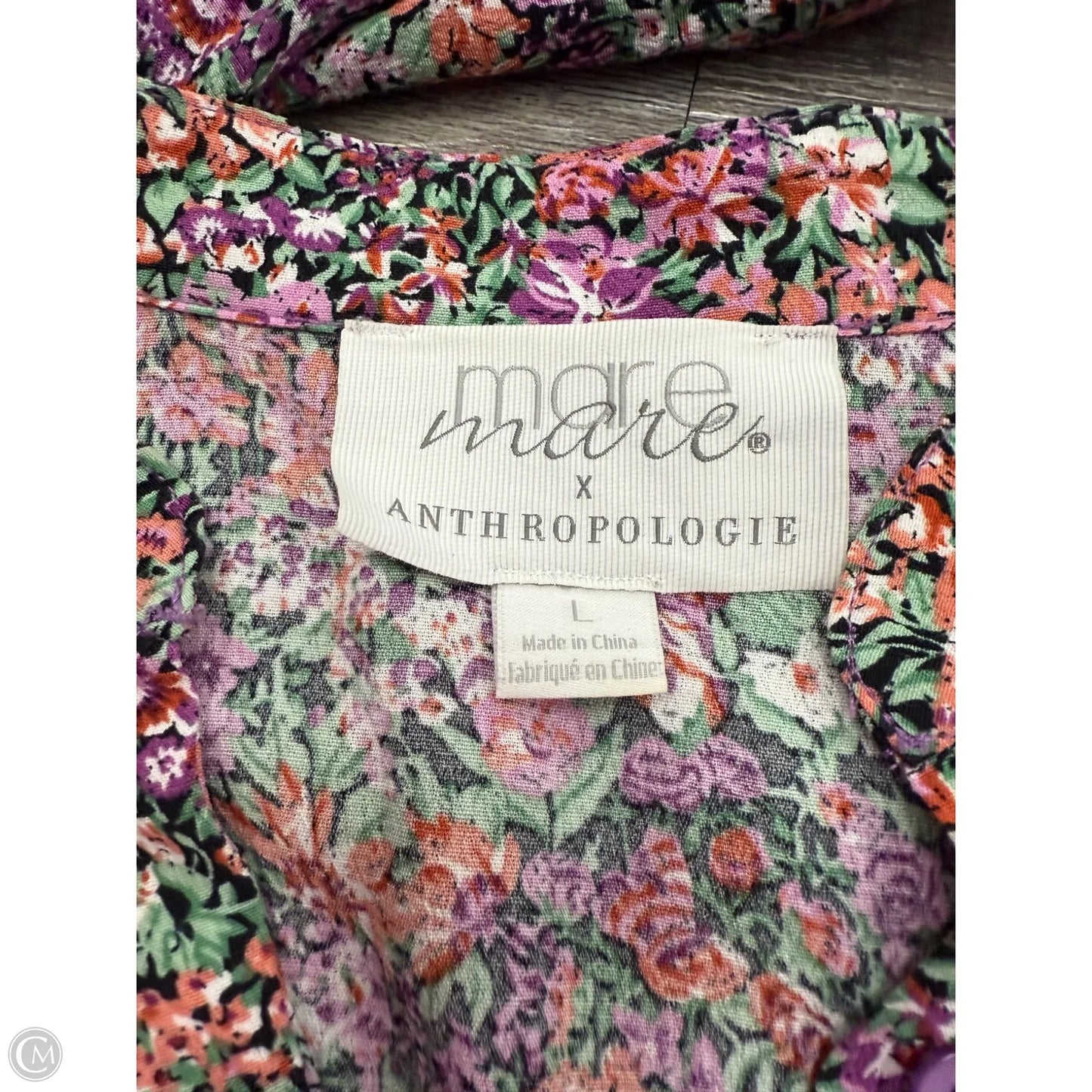 Dress Casual Maxi By Anthropologie In Floral Print, Size: L