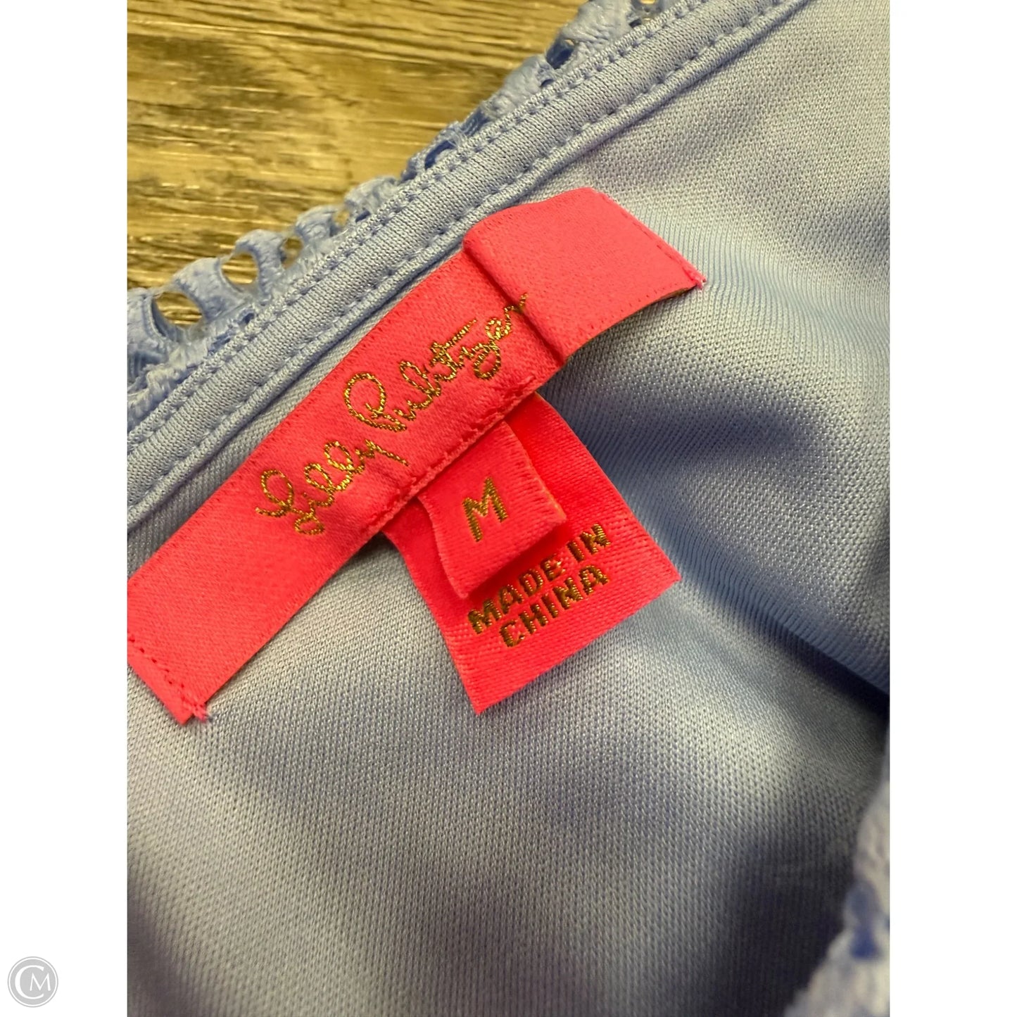 Top Sleeveless Designer By Lilly Pulitzer In Blue, Size: M