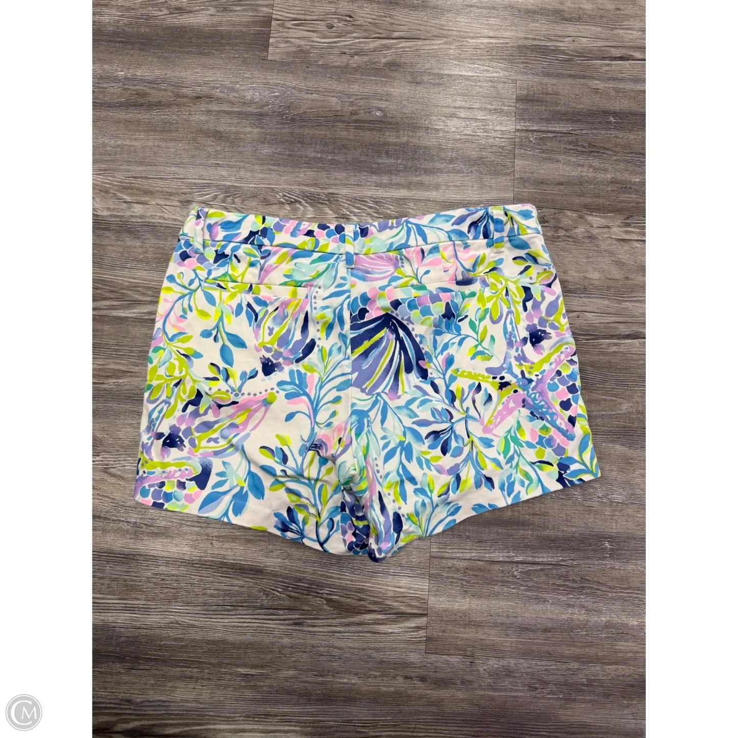 Shorts Designer By Lilly Pulitzer In Blue & Green, Size: 8