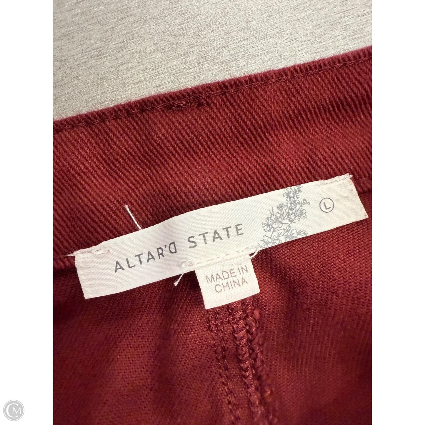 Pants Wide Leg By Altard State In Red, Size: L