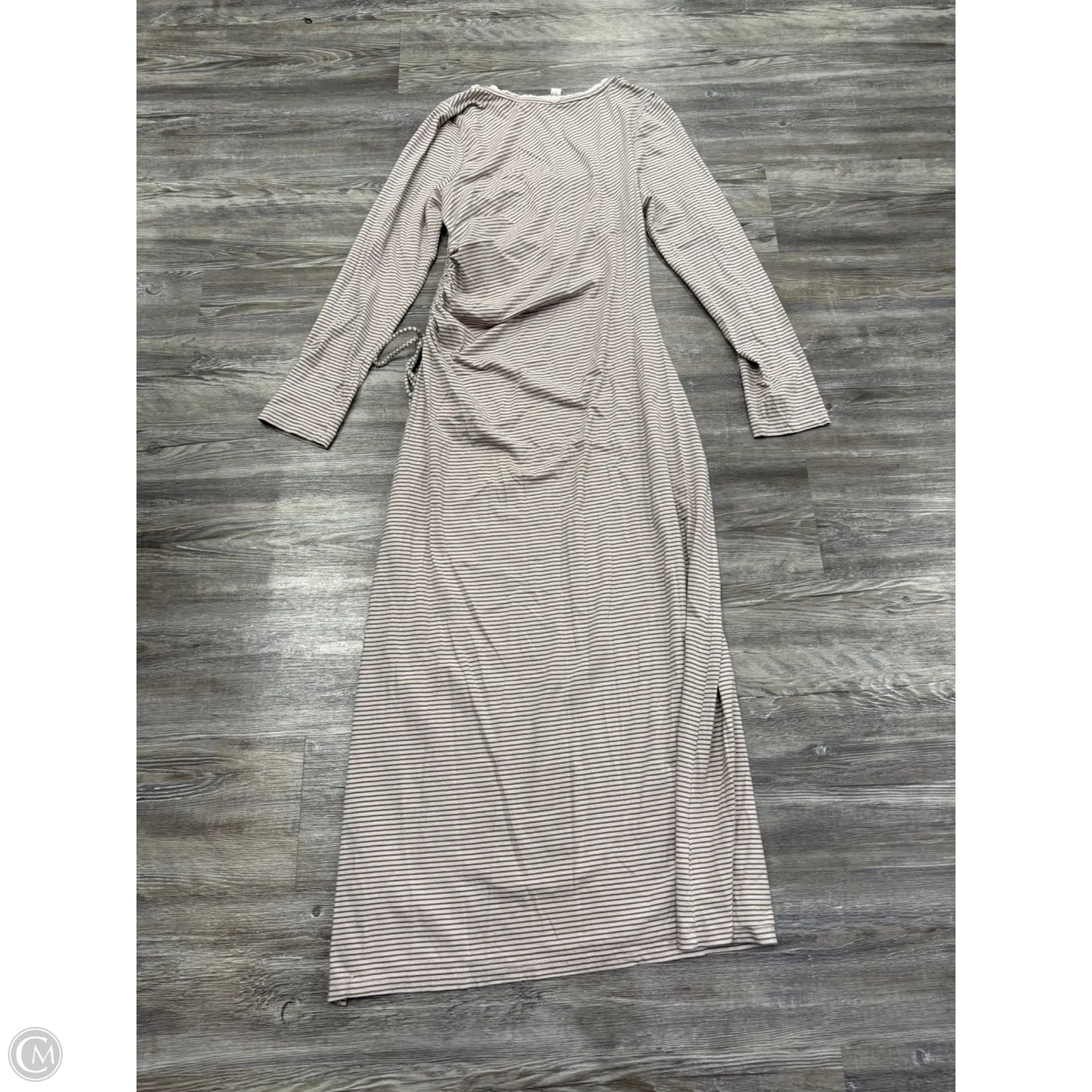 Dress Casual Maxi By Daily Practice By Anthropologie In Green & Pink, Size: L