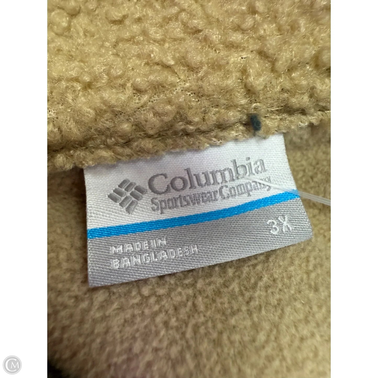 Coat Faux Fur & Sherpa By Columbia In Tan, Size: 3x