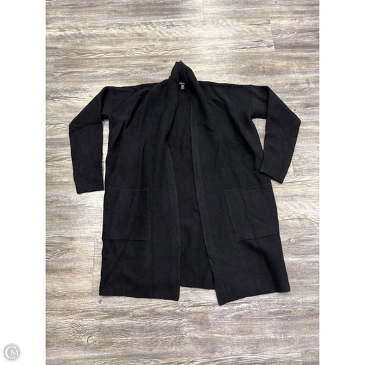 Sweater Cardigan Cashmere By Eileen Fisher In Black, Size: Sp