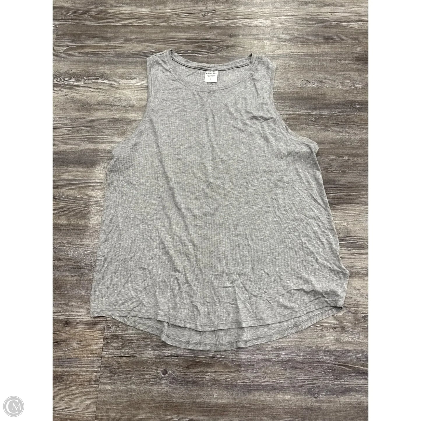Athletic Tank Top By Athleta In Grey, Size: L