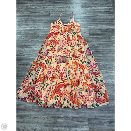 Dress Party Long By 1.state In Orange & Pink, Size: Xl