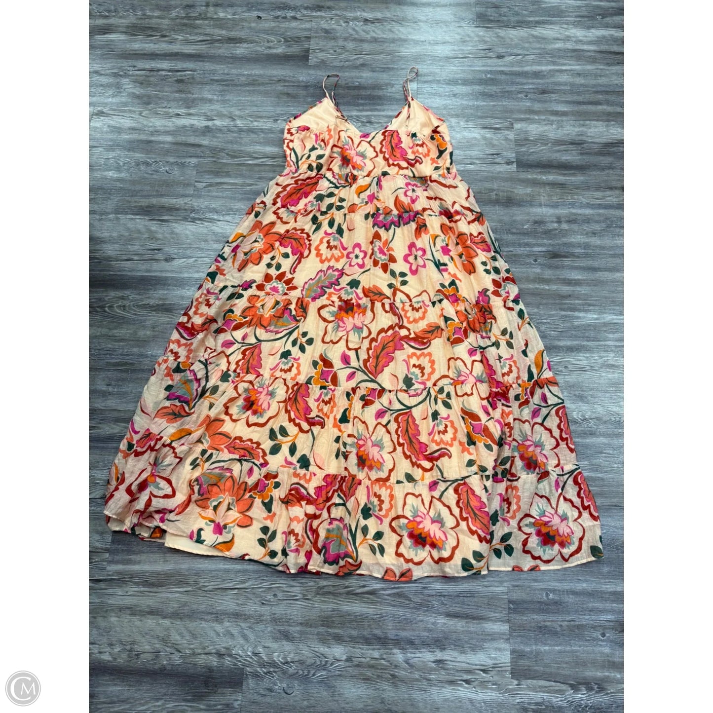 Dress Party Long By 1.state In Orange & Pink, Size: Xl