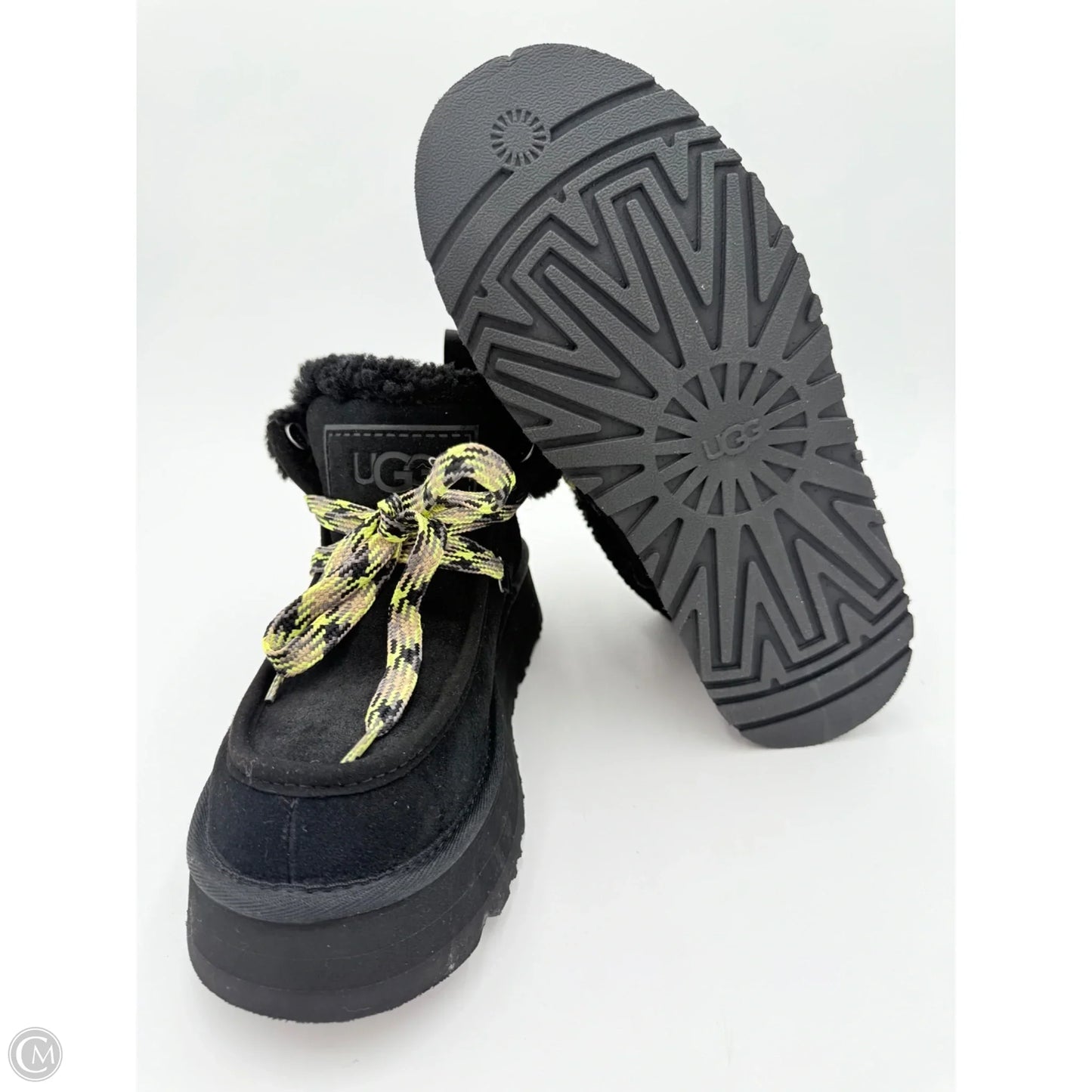 Boots Designer By Ugg In Black, Size: 9