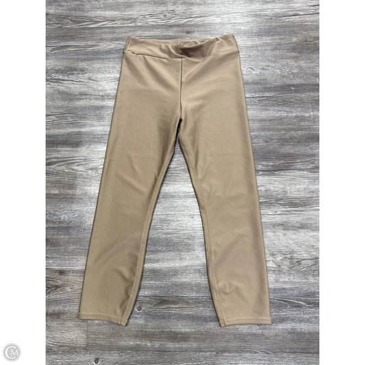 Athletic Leggings Capris By Alo In Tan, Size: M