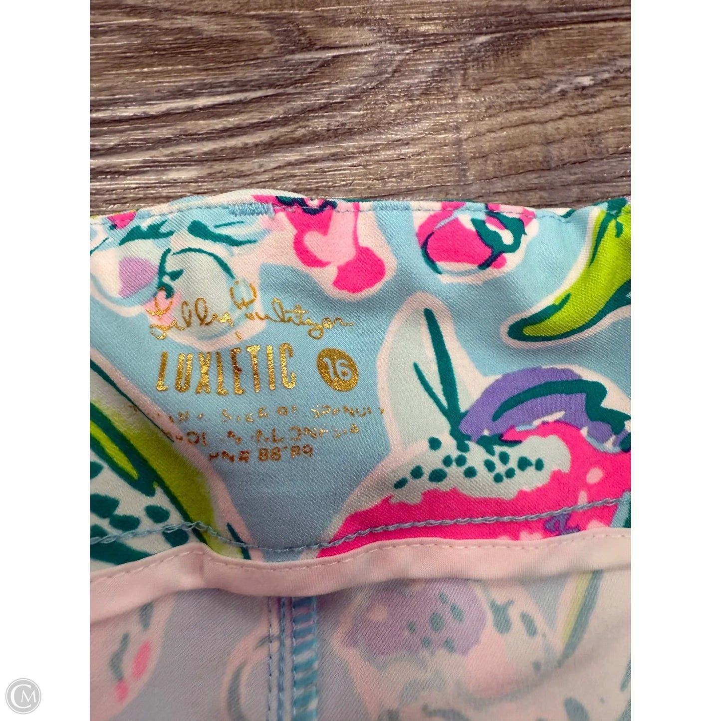 Shorts Designer By Lilly Pulitzer In Multi-colored, Size: 16