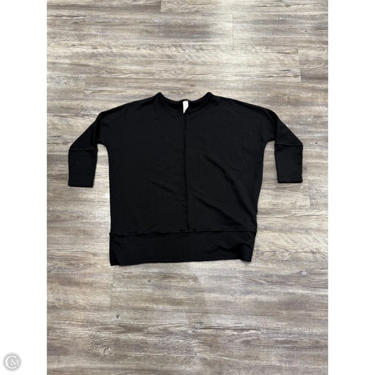 Sweatshirt Crewneck By Spanx In Black, Size: Xs