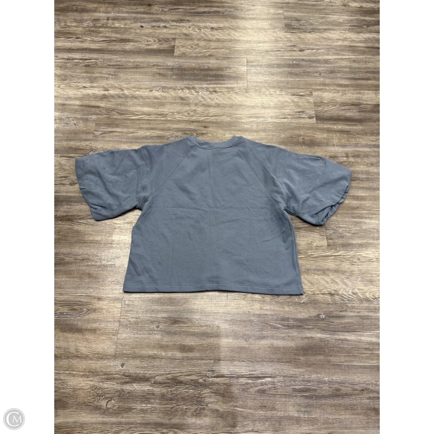 Top Short Sleeve By Madewell In Blue, Size: L