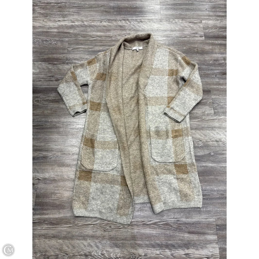Sweater Cardigan By Joes Jeans In Grey & Tan, Size: M