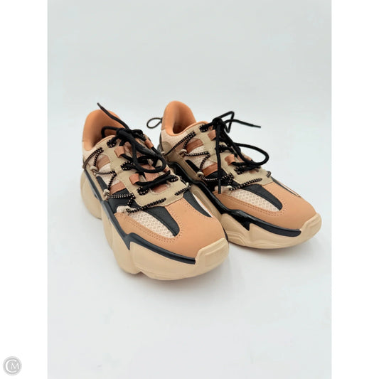 Shoes Sneakers By Steve Madden In Black & Brown, Size: 6