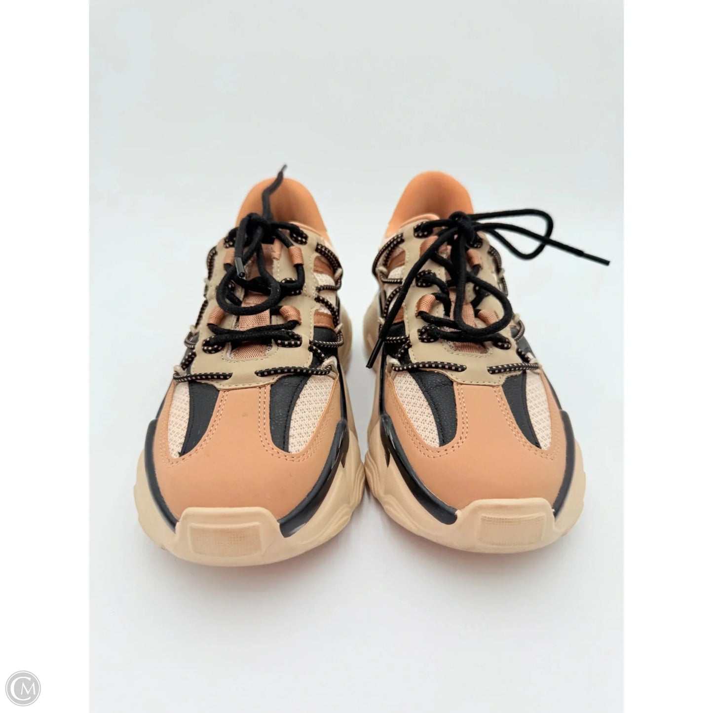 Shoes Sneakers By Steve Madden In Black & Brown, Size: 6