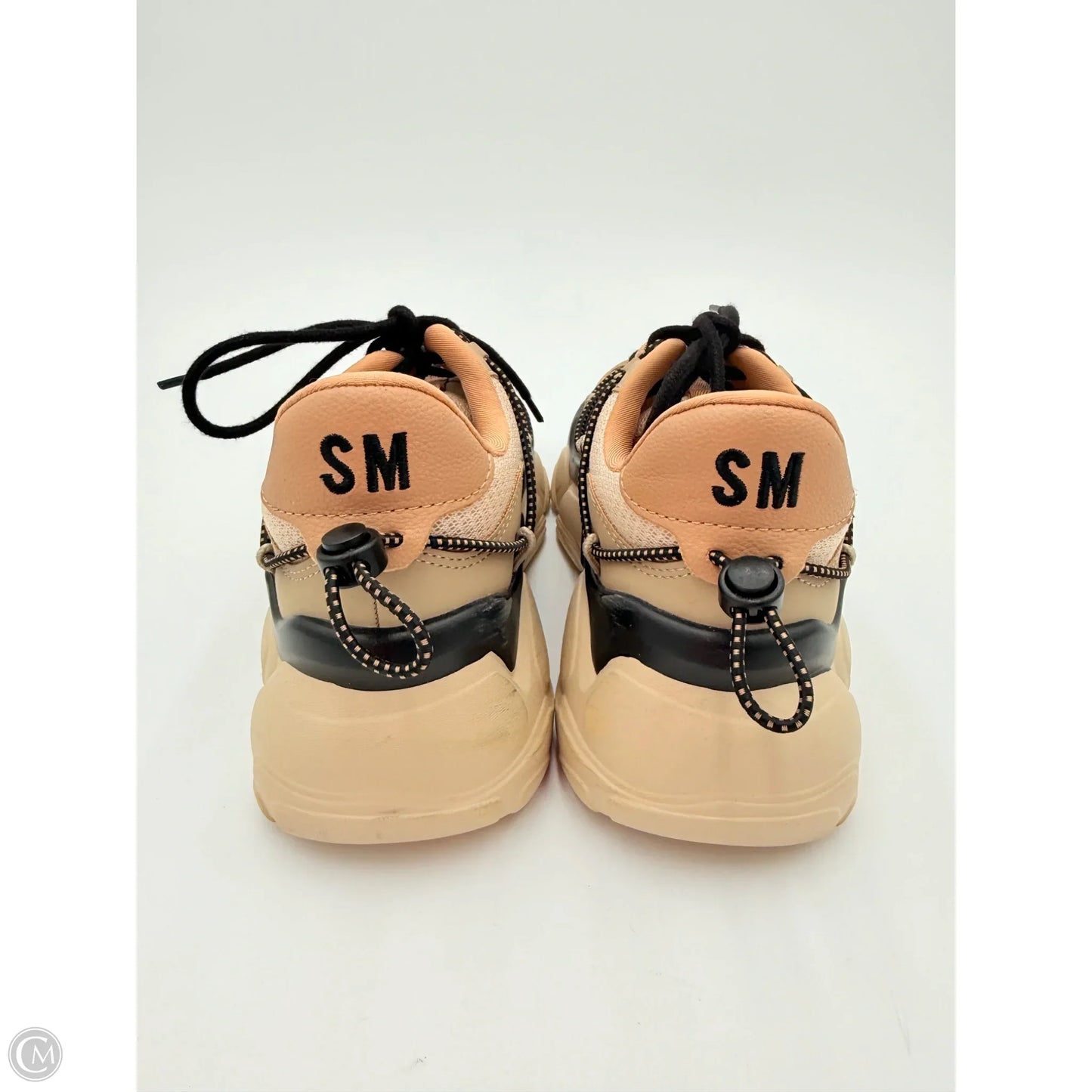 Shoes Sneakers By Steve Madden In Black & Brown, Size: 6