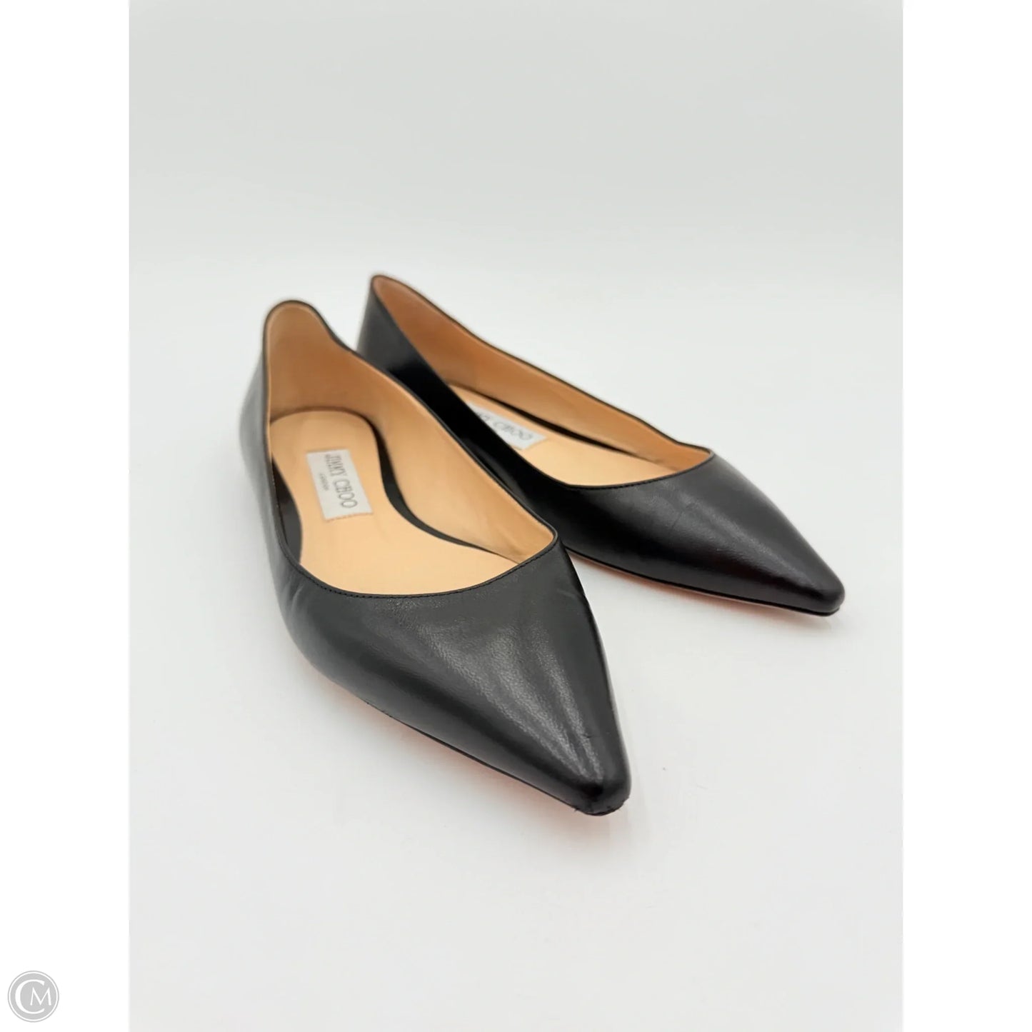 Shoes Luxury Designer By Jimmy Choo In Black, Size: 7.5