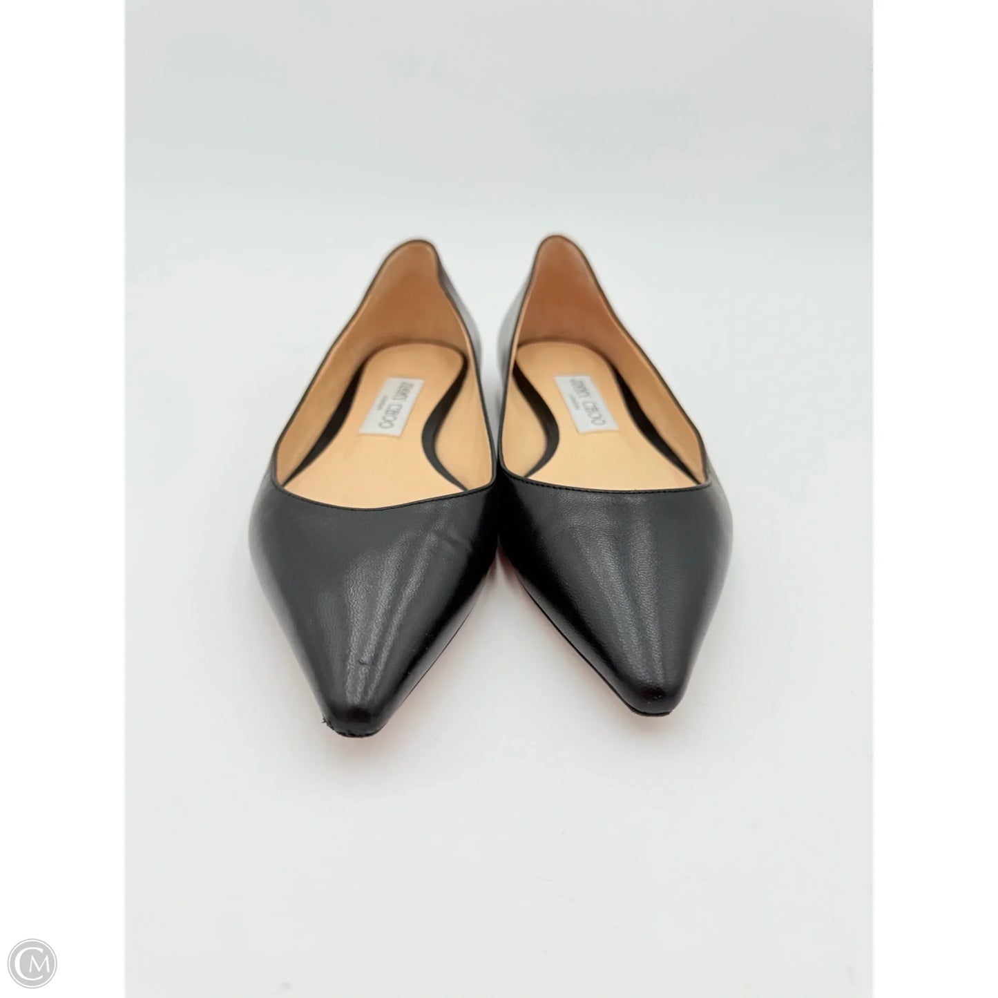 Shoes Luxury Designer By Jimmy Choo In Black, Size: 7.5