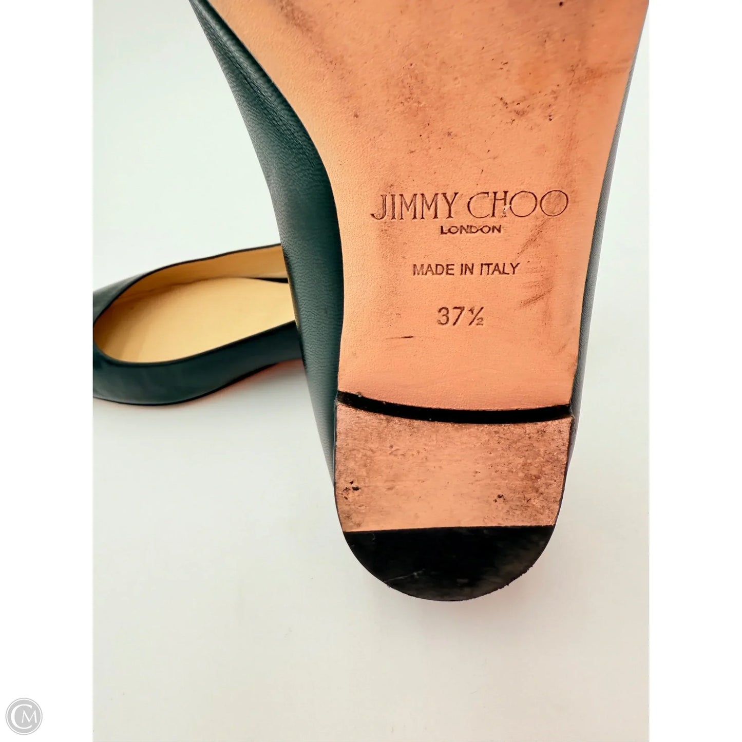 Shoes Luxury Designer By Jimmy Choo In Black, Size: 7.5